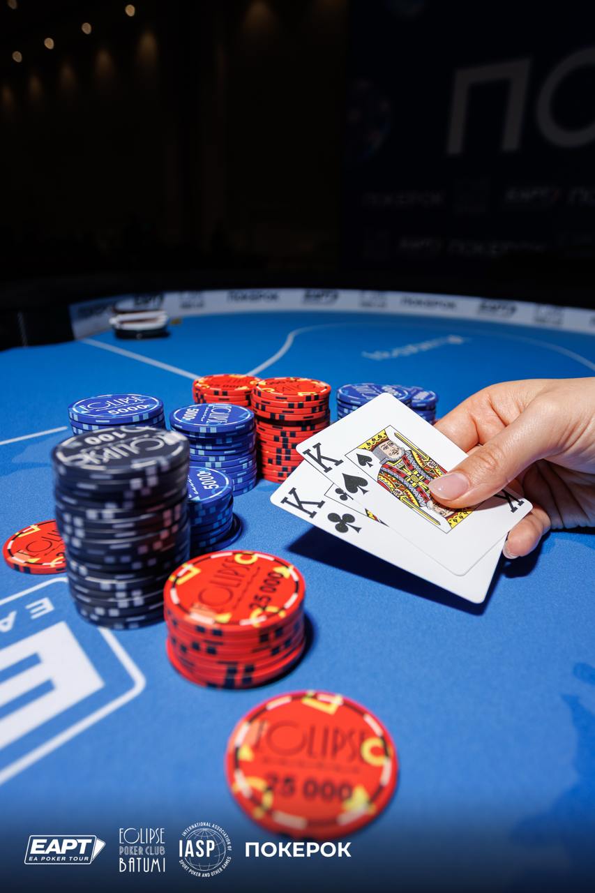EAPT Batumi poker table detail at Eclipse Poker Club